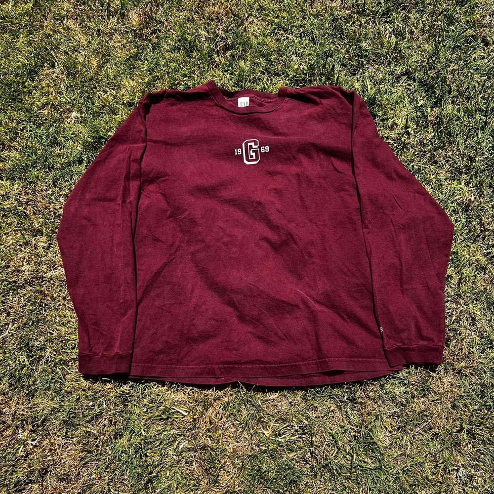 Burgundy vintage gap long sleep hardly word good condition